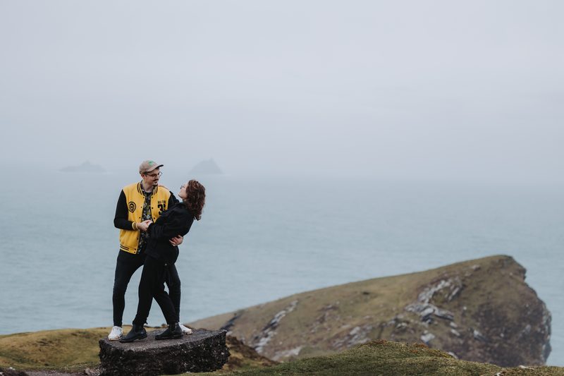 Couple engagement session