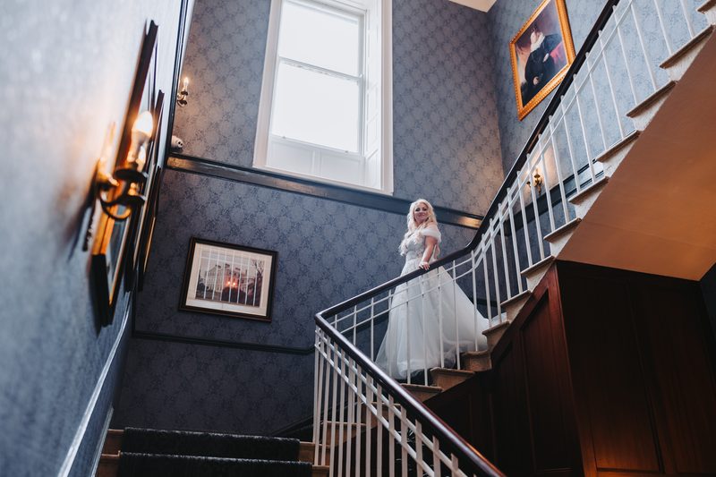 Wedding couple portrait